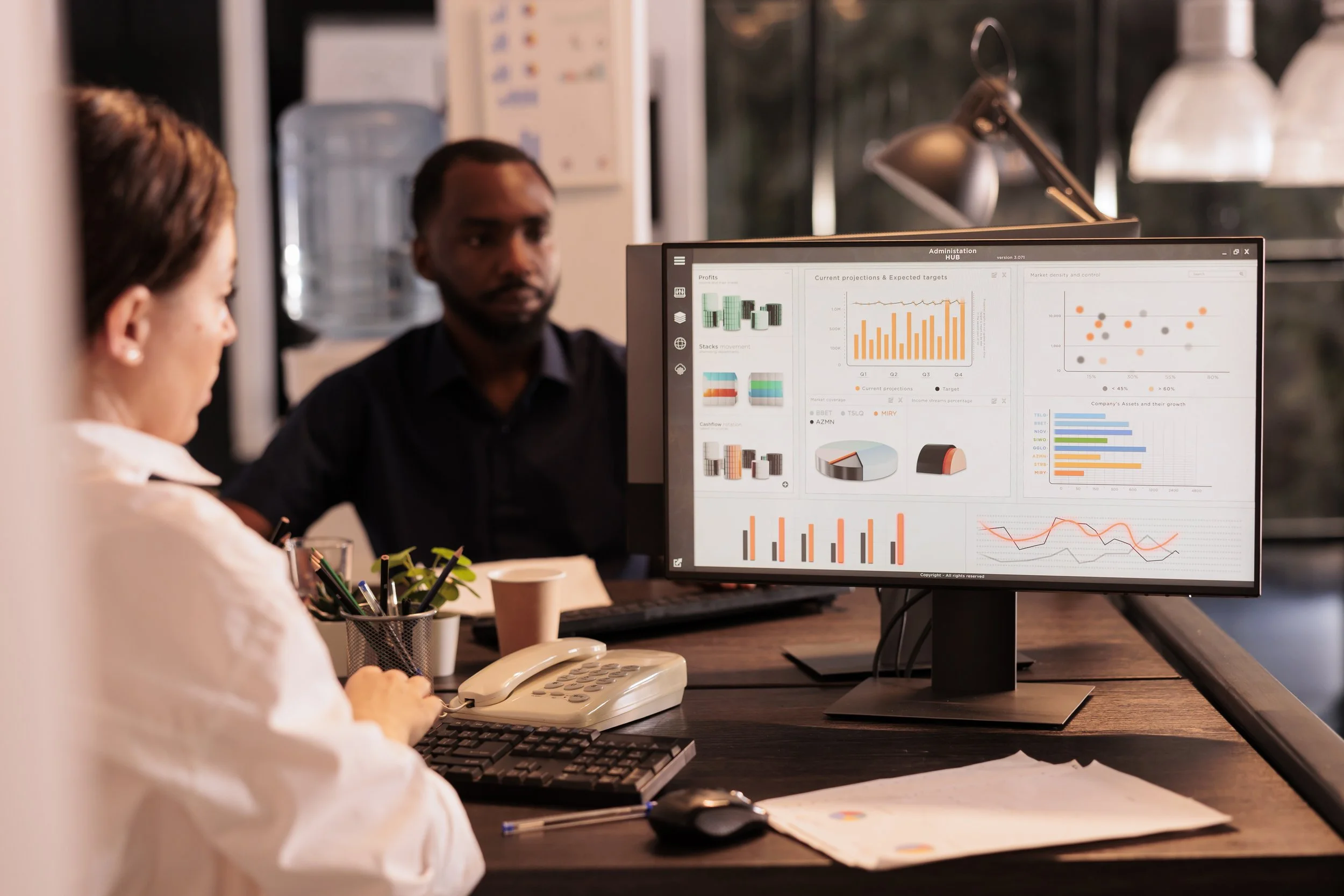 woman analyzing marketing research statistics in c 2023 11 27 04 52 03 utc